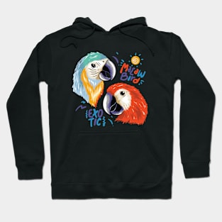 EXOTIC MACAW BIRDS Hoodie